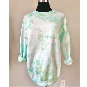 Hanes Sea Foam Crewneck Sweater Small